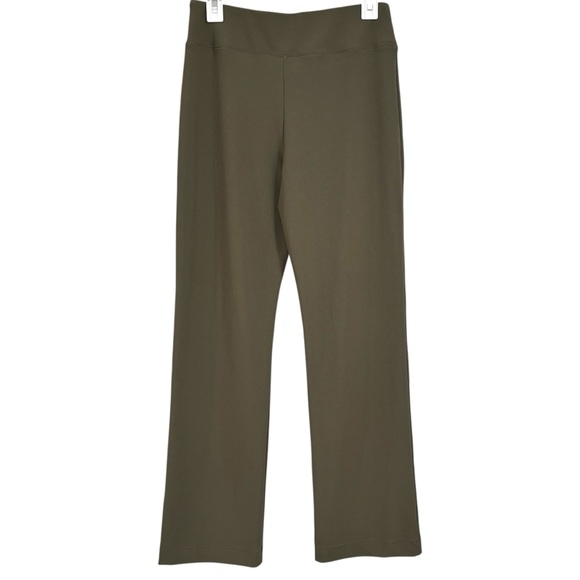 Boston Proper Beyond Travel Olive Green Knit Stretch Waist Pants SHORT Small - Picture 1 of 9